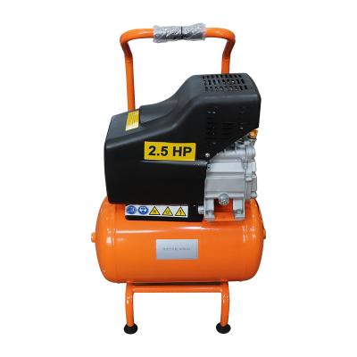 China Portalbe 120V-230V 1400W 16L Portable Small Piston Lubricated Air Compressor for sale