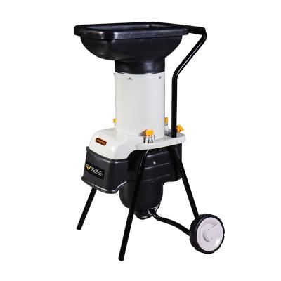 China Chipping Wood And Leafing Quieter And Cleaner Garden Electric Shredder Wood Chipper Mulching System Garden Knife Shredder for sale