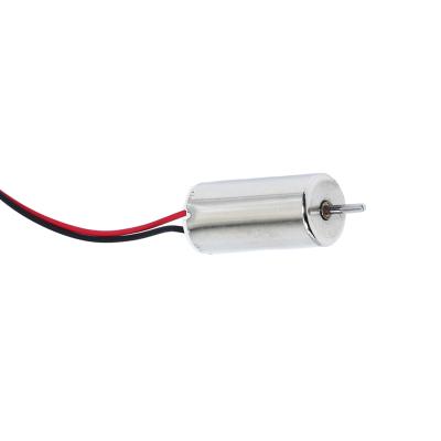 China Wearable Device S4Z10A000-L27 Smallest Coreless 4mm Electric Vibrating Micro DC Motor With Connectors for sale