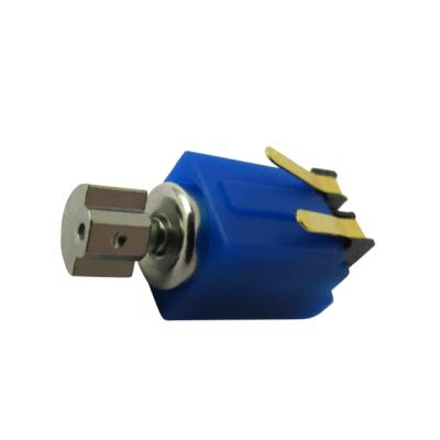 China Wearable DC Cylindrical Haptic Vibration Micro Device S4Z08B146-252 3V 13000 RPM Motor With Spring Contacts for sale