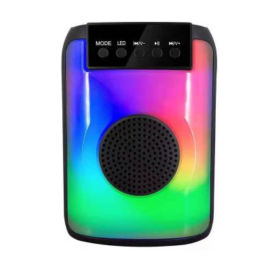 China Wireless Charger For Mobile Phone Custom 3 Inch Flame Lamp Speaker Flash Outdoor Home Audio Colorful Lights Subwoofer for sale