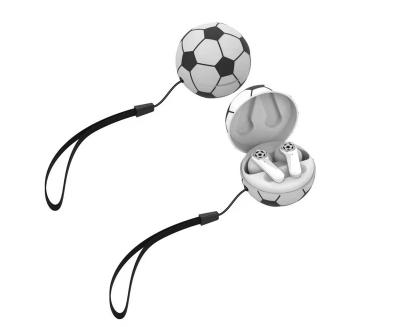 China In-ear trending products 2022 new arrivals base football tws earbuds with 5.0 wireless earphone for sale