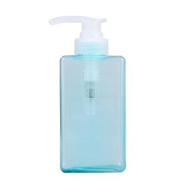 China Cosmetic Quality 400ml Lotion Square Hot Selling Plastic Bottle for sale