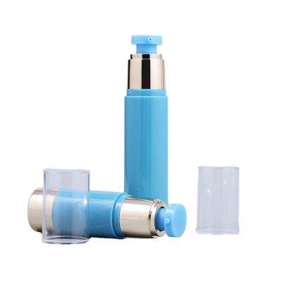 China Best selling 30ml 50ml pp cosmetic cylindrical plastic airless bottle for sale