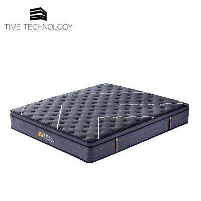 China Foldable 5 Star Hotels Roll Up Box Inner Pocket Mattress 7 Coil Pocket Spring Packed Sprung Mattress for sale