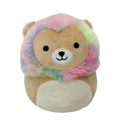 China Good Quality 20CM Cute Animal Doll 100% Machinery Lion Stuffed Animals Toys Child Toy Cartoon Squishmallow Plush Polyester Claw Toys for sale