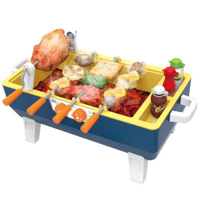 China Wholesale High Quality Plastic Material Eco-friendly Toy Grill Kids Kitchen Play Set Toys For Children for sale