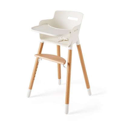 China Amazon Modern Popular Wooden Portable Safety Adjustable Baby Chair High Furniture For Feeding for sale