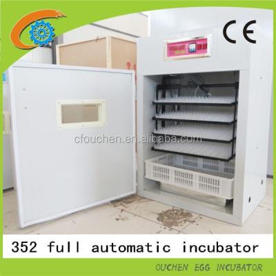 China Cheap Price Multifunctional Ouchen 352 Chicken Poultry Quail Egg Incubator For Sale for sale