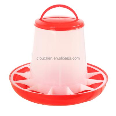 China Farms OUCHEN Good Quality 1.5KG 3KG 6KG 9KG 12KG Chicken Feeder And Drinker Plastic Feeders For Chickens for sale