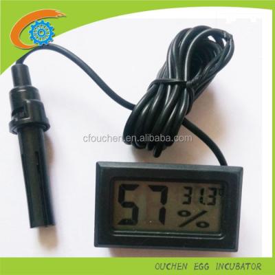 China OUCHEN Mini Size Lcd Digital Humidity Temperature Gauge Thermometer With Or Without Sensor for sale