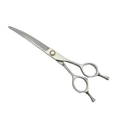 China Viable Curved Pet Grooming Scissors for sale