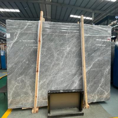 China New Modern Arrive Large Company Gray Marble Style Slab Decoration Home Backdrop 2021 for sale