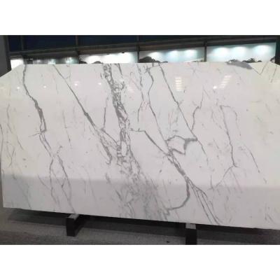 China Real Modern Milky and Duna White Vein Calacutta Gold Tile Bench Top Marble, White Marble with Gray Vein for sale