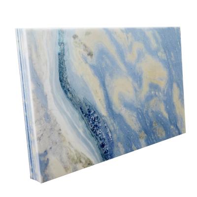 China Modern Blue Savoy Jeans Vietnam Decoration Wall Marble for sale