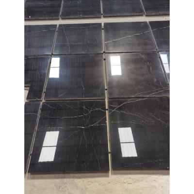 China Wholesale Modern Nero Marquina Slab Malaysia Price Small Tile Marble In China Market for sale