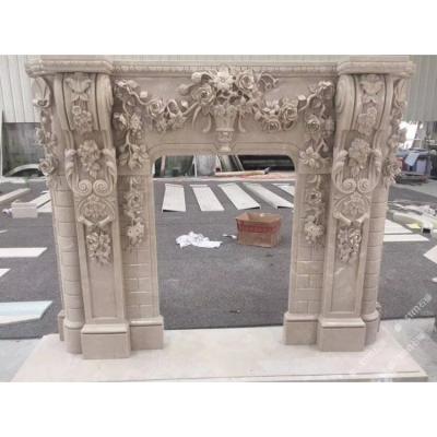 China American Style Wholesale Traditional White Interior Decoration Import Mantel Core Fireplace For Outdoor for sale