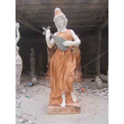 China Modern Life Size Antique Classic Figure Carve Stone Angel Sculpture Marble Statue For Sale for sale