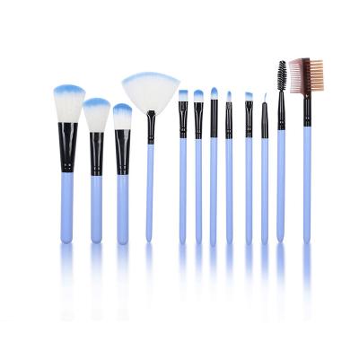 China Makeup Brush 12 PCS Bucket Makeup Brush Set Make Up Artist Eyeshadow Blending Brush Kit Mall Makeup Brush Set for sale