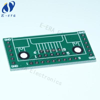 China FR4 Printed Circuit Board China DB9 DIP PCB UART-RS232 DR9 Converter Board for sale