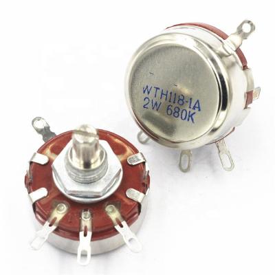 China WTH118 Triple Potentiometer Carbon Film Potentiometer 680K 2W 1K for sale