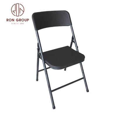 China Modern Supplies Outdoor Wedding Party Folding Dining Chairs Plastic Event Chair for sale