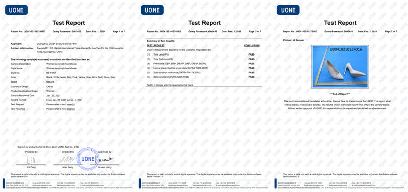 GCC - Guangzhou Liwan Be Sure Shoes Firm