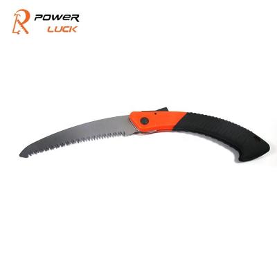 China Flexible Plastic Handle Pruning Use Folding Hand Gardening Bow Saw With Steel Blade for sale