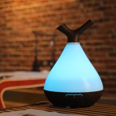 China Household Essential Products Aromaterapia Home Diffuser Scented Aroma Lamp H2O Light Essential Oil Diffuser Wood for sale