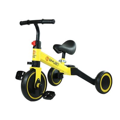 China New Design Children's High Quality Popular Multifunctional In1 Children's Bike 3 Wheel Bike Child 3 Wheel Baby Transport Aluminum Tricycle for sale