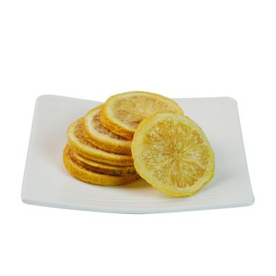 China 100% Fruit Snack Freeze Dried Lemon Dry Hot Selling Natural Soft Freeze Dried Slice for sale