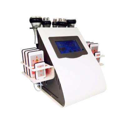 China 40k Weight Loss Cavitation Slimming Machine 6 in 1 Cavitation 40k Ultrasonic Cavitation 40k Device Vacuum Suction Slimming Machine for sale