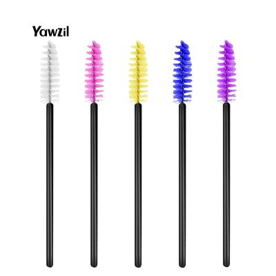 China Professional Eyelash Extension Tools Hot Selling Eyelash Brush Different Eye Lashes Brush Extension Mascara Wands for sale