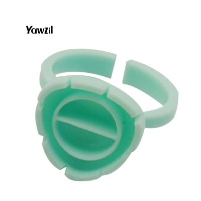 China Wholesale Cheap Eyelash Extension Glue Holder Ring Eyelash Extensions Glue Ring Cups Ring Sell Well Customized Buy for sale