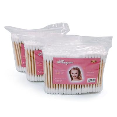 China Wholesale Daily Cleaning Double Headed Swabs Bulk Pet Ear Swab Quantity Cotton Cleaning Buds for sale