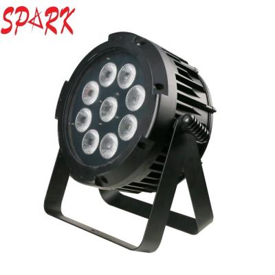 China 9x10W 6in1 Stage Led Par Light IP65 Waterproof Equipment Professional Stage Lighting for sale