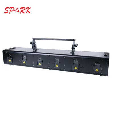 China 6 Head 2000mW Stage Laser Bar For Club Stage Festival for sale