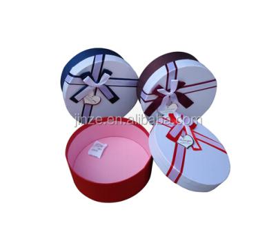 China Recycled Materials Cheap Handmade Round Hat Box for sale