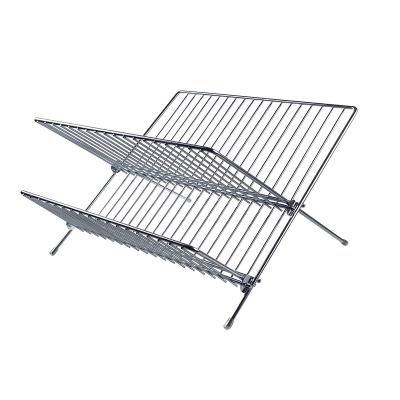 China Viable Best-selling Product Universal Stainless Steel Kitchen Bedroom Balcony Clothes Drying Drip Rack for sale