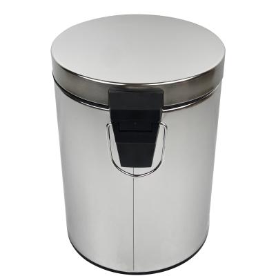 China 2021 Viable factory direct sales of high quality stainless steel 3L trash can with slim mirror lid for sale