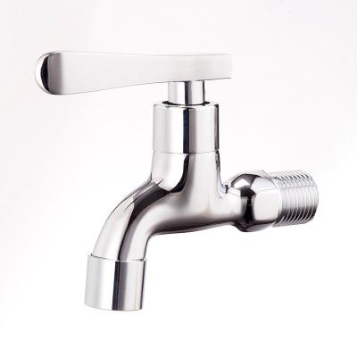 China Modern Chrome -plated Single Handle 1/2 Inch Bathroom Toilet  Kitchen Faucet  Brass Body Zinc Handle Faucet Quick Open Brass  Cartridge for sale