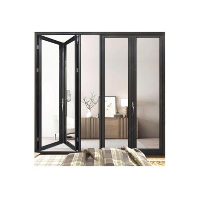 China Waterproof Professional Manufacturer China Customized Aluminum Alloy Folding Glass Door for sale