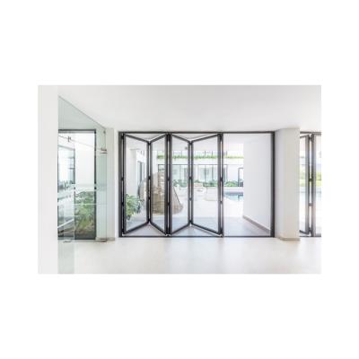 China Waterproof Chinese Manufacturer Ordered Professional Folding Aluminum Front Sliding Partition Wall Door for sale