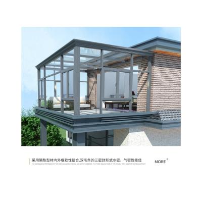 China Modern Insulated Aluminum Garden Solarium for sale