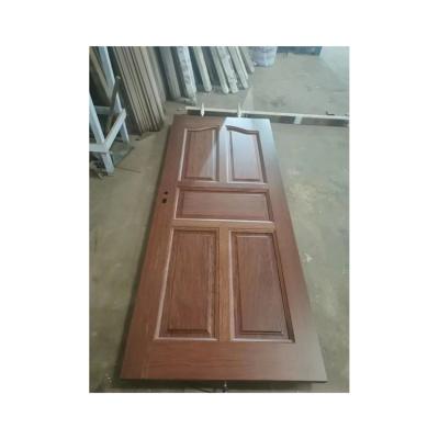 China 2021 waterproof hot new product customized door teak main door wood carving simple design for sale