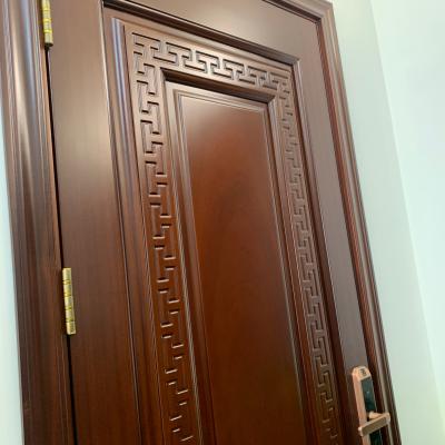 China New Product Factory Waterproof Supplier Customized Waterproof And Moistureproof Household Wooden Door for sale