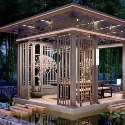 China Contemporary Customized Modern Outdoor Aluminum Pergola Gazebo For Garden With High Quality for sale