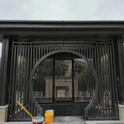 China Contemporary Customized Modern Outdoor Aluminum Pergola Gazebo For Garden With High Quality for sale