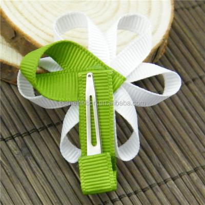 China Good Quality Best Selling Ribbon Bow Girls Hair Ribbon Sculpting Clip for sale