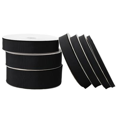 China Wholesale Rayon Solid Color Tenacity Top Hat Band High Quality Grosgrain Ribbon For Shoes Or Apparel for sale